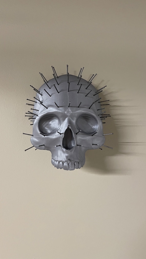 Hellraiser Pinhead Wall Hang Skull - Etsy