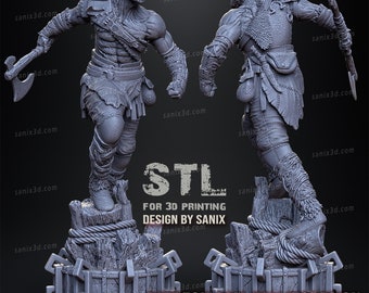 God of War Kratos Resin figure model Kit