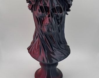 Draped Rose Skull - Gothic Home Decor