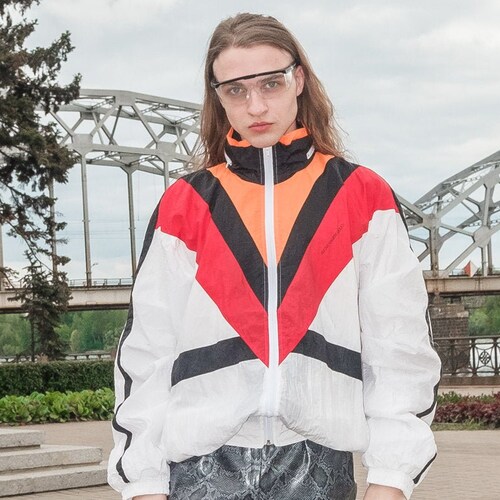 ADIDAS Windbreaker Jacket-vintage 