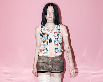 Y2K Vintage sexy low rise classic denim shorts in gold