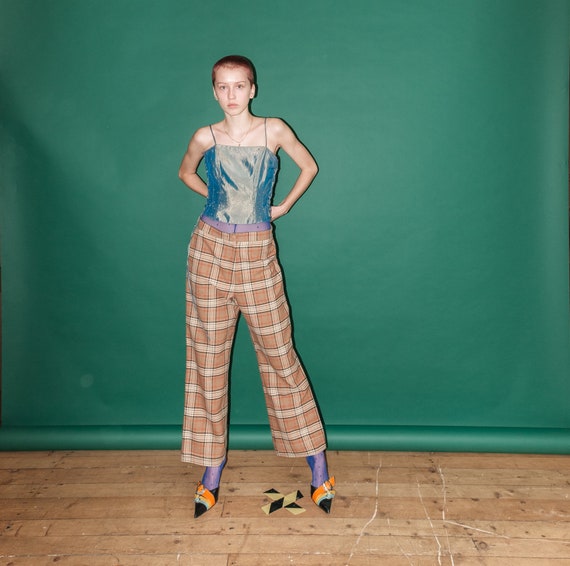 Vintage checkered pants