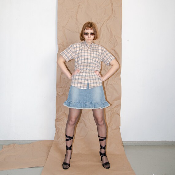 Vintage Burberry checkered shirt