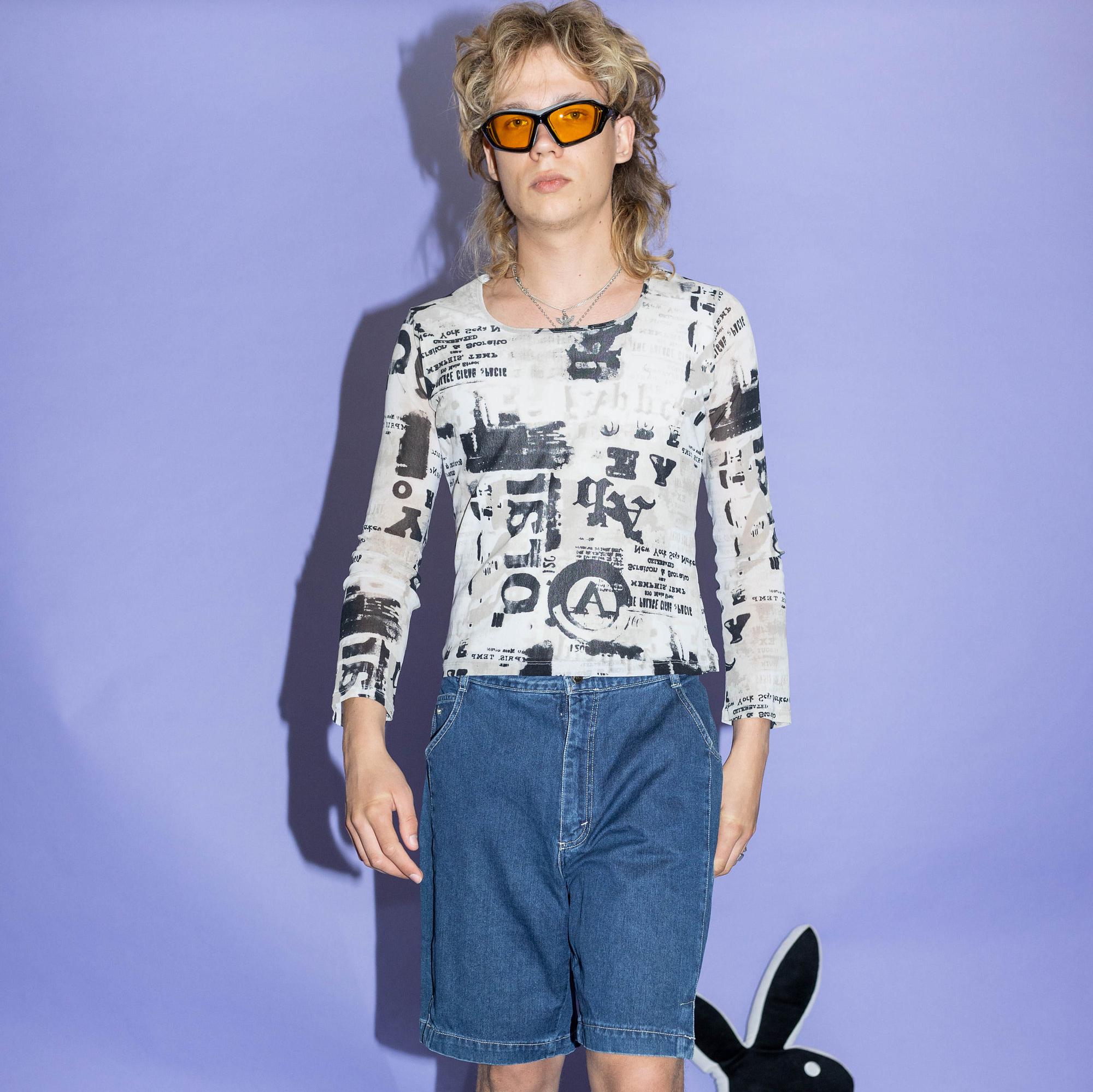 earl skateboards デニム Mサイズ　Web jorts earl skateboards デニムWeb jorts
