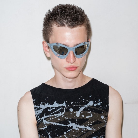 Y2k rave cat oversized - Gem