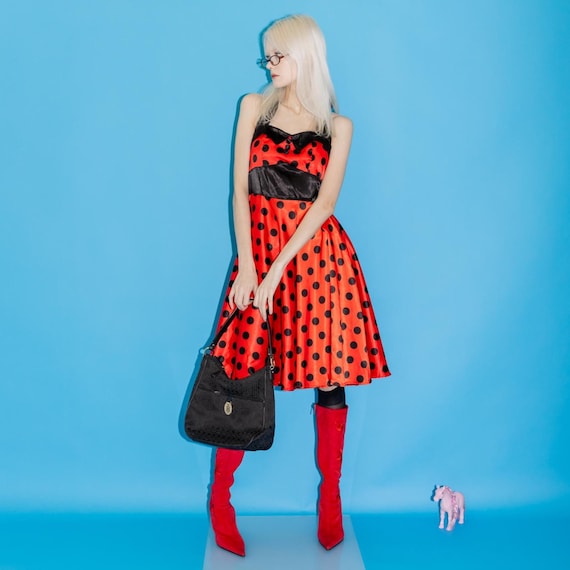 Buy 90s Vintage Hell Bunny Polka Dot Fit & Flare Dress Online in India - Etsy Buy 90s Vintage Hell Bunny Polka Dot Fit & Flare Dress Online in India - Etsy
