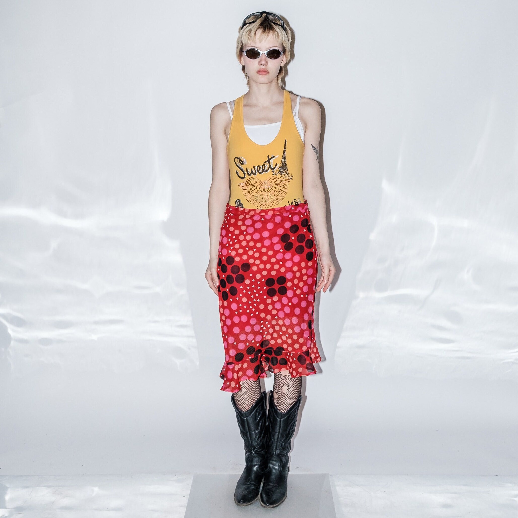 Polka Dot Tulle Maxi Skirt 8x10 Cheetah Print Leopard Maxi Skirt