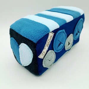 Snuffelkubus "Mini Blauw" voor honden, puppy's, katten, milieuvriendelijk, speurwerk, zoekspelletjes