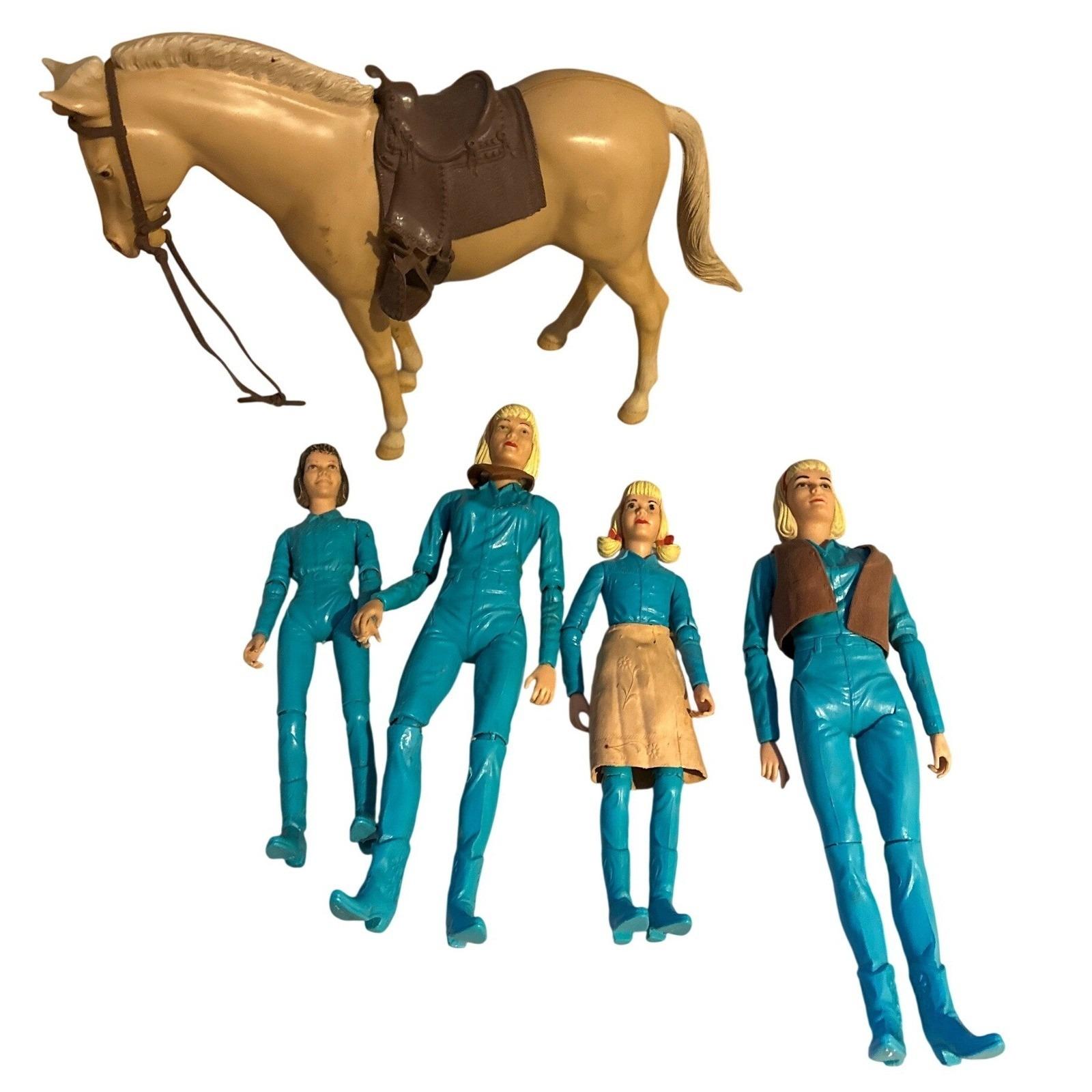 Lot Marx Toys Johnny West – 3 Personnages + Accessoires – Neuf