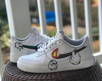 weed custom air force 1