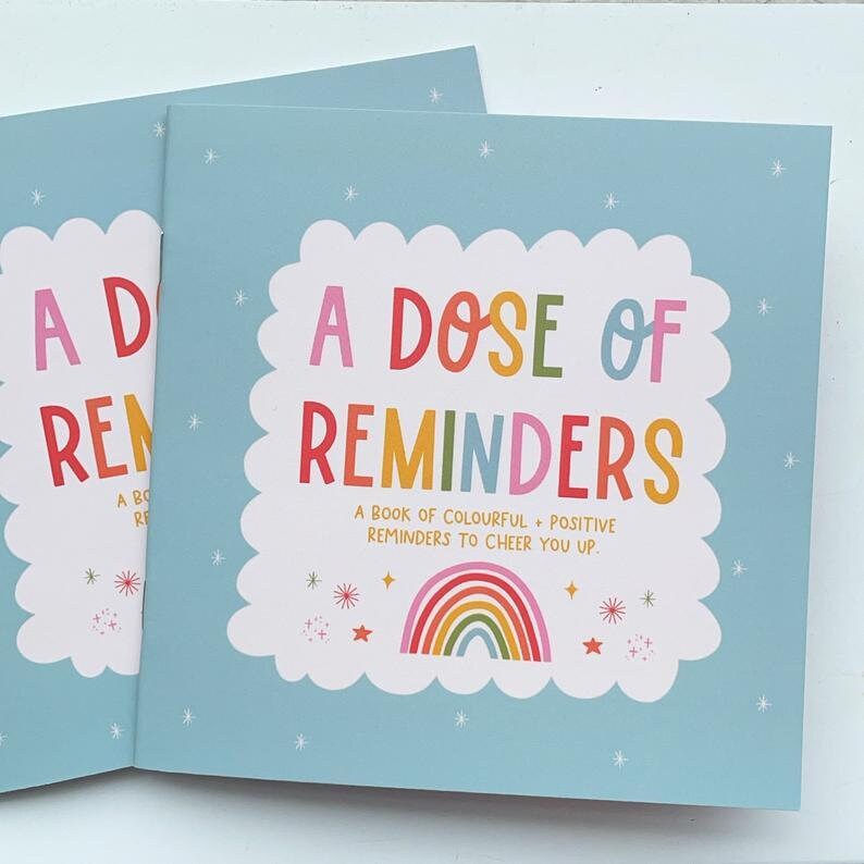 A Dose Of Reminders Book Positive Reminder Daily reminders Etsy