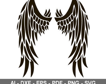 Download Angel Wing Svg Etsy