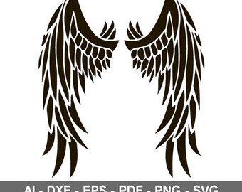 Download Angel Wing Svg Etsy