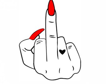 Download Middle Finger Svg Etsy
