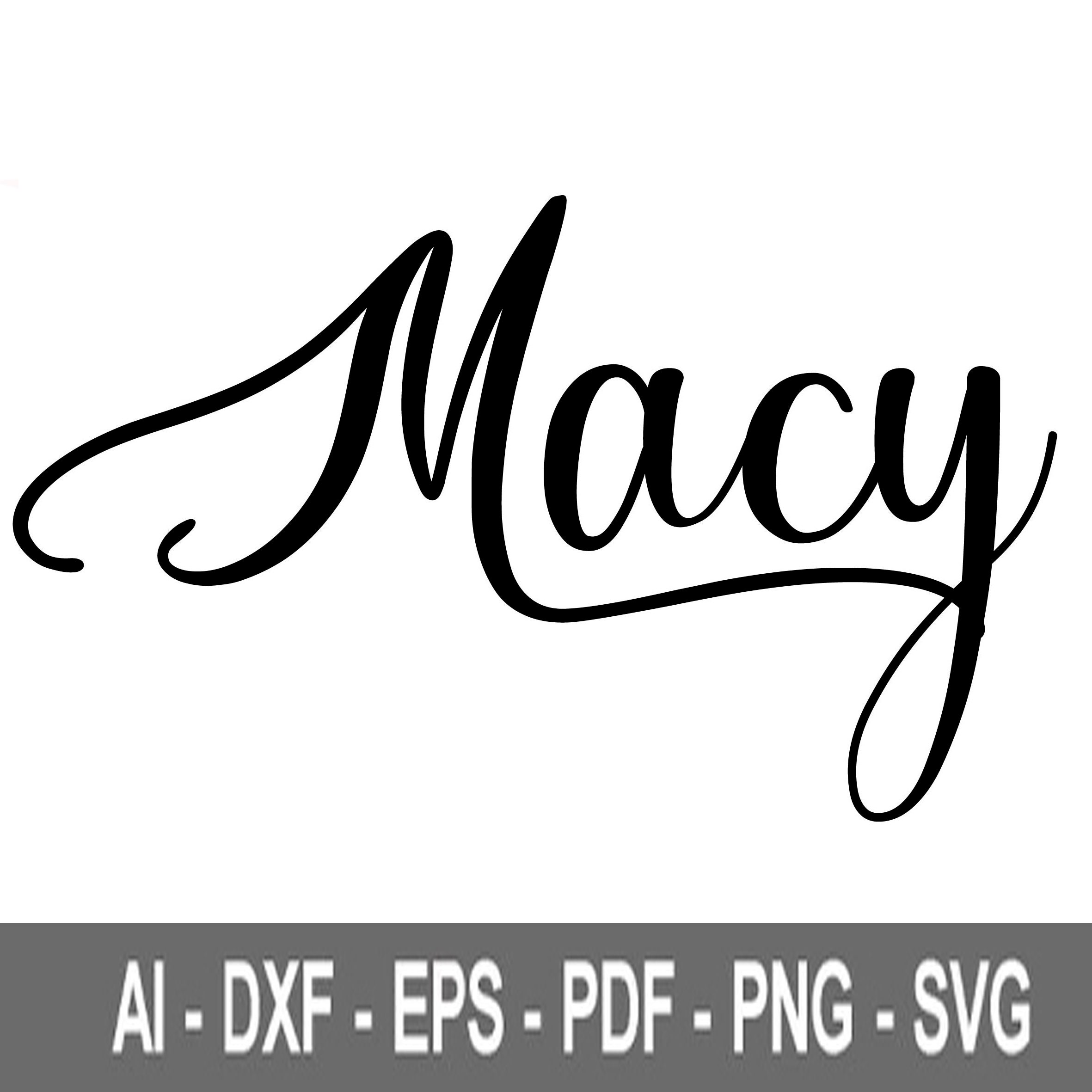 Macy Names Svg Beautiful Baby Names Svg Baby Infant Name Svg Etsy