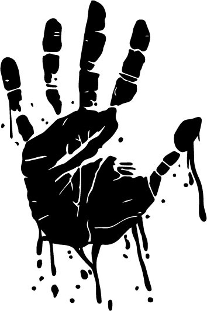 Blood Hand SVG Bloody Hand SVG Blood Dirty Hand SVG Hand - Etsy