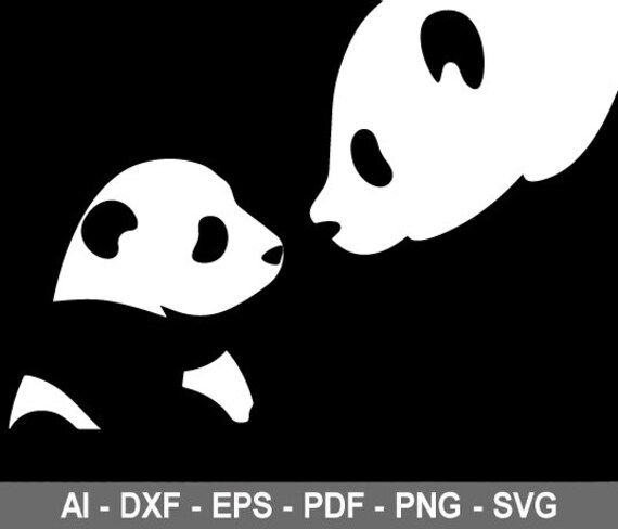 Download Panda Bear Svg Panda Svg Mom Baby Svg Vectors Animal Png Etsy