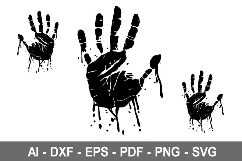 Download Hand Print Vector Blood Dirty Hand Svg Cricut Brother Or Silhouette Cut Files Download Blood Hand Svg Bloody Hand Svg Palm Svg Pet Portraits Pet Supplies Delage Com Br