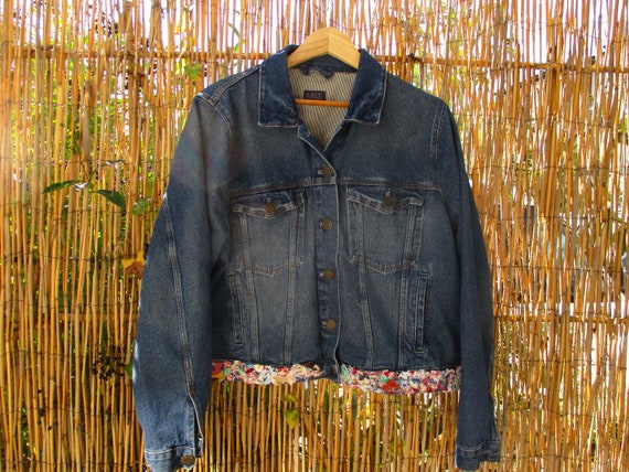 tattered denim jacket