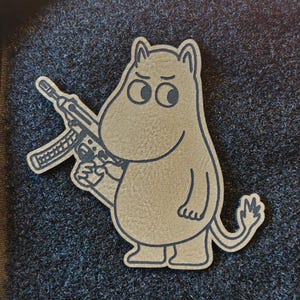 Tacticool Moomin - Fan Art Parche de moral para jugadores Tacticool