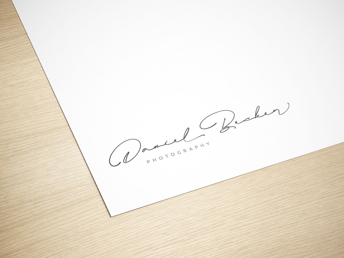 Modernes Fotografie Logo Unterschrift Optik, Logo Design Vorlage ...