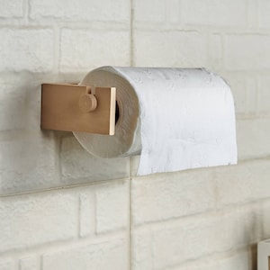Wooden Kitchen Roll Stand 30cm, Wood Paper Towel Holder, Wall-mounted Kitchen Roll Dispenser, Aluminum Foil Holder, Kitchen Accessory