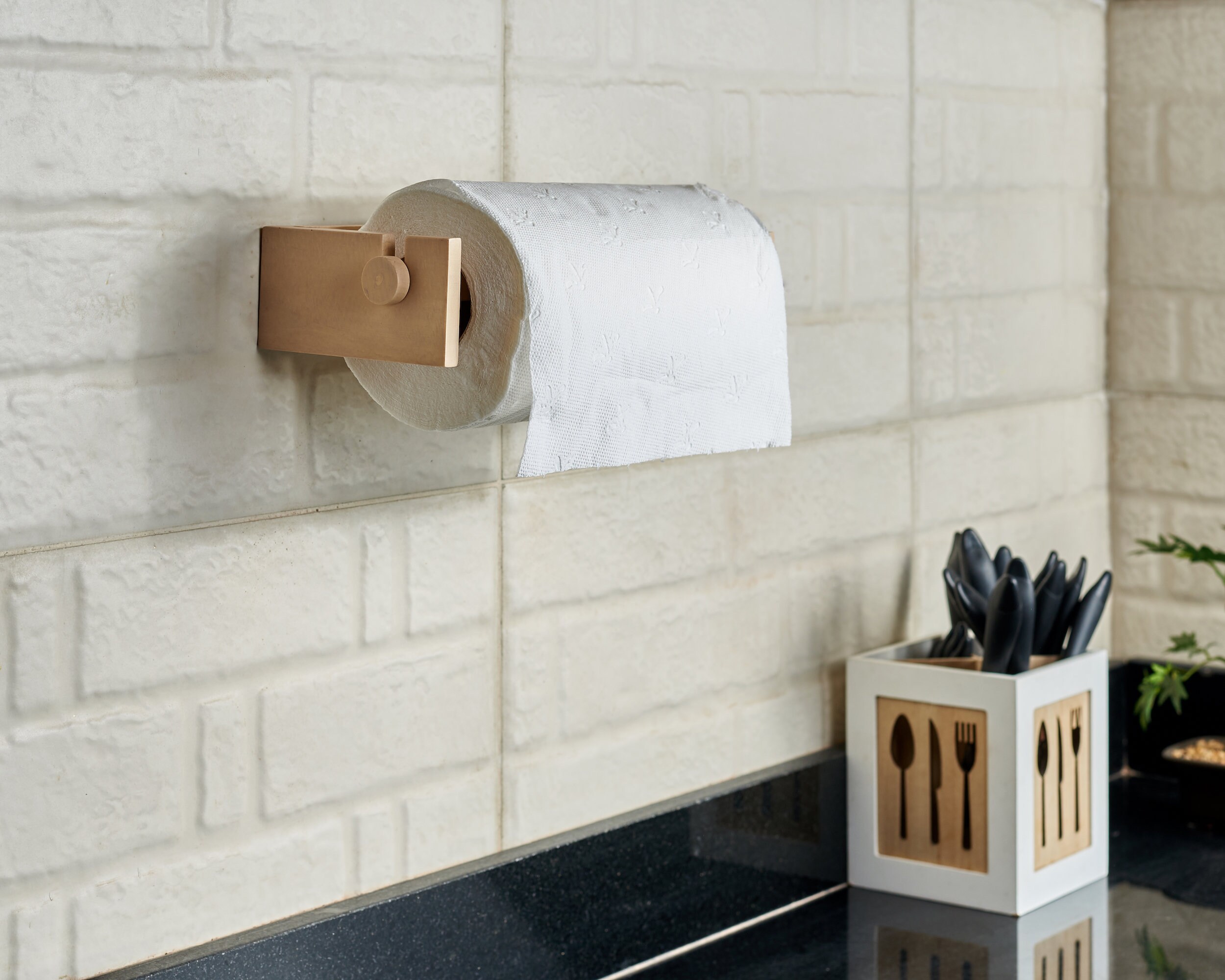 Adjustable Wooden Aluminum Foil Dispenser Etsy