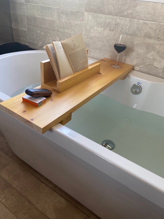 Wood Bathtub Tray, Bathtub Board, Bath Plank, Wooden Bath Caddy