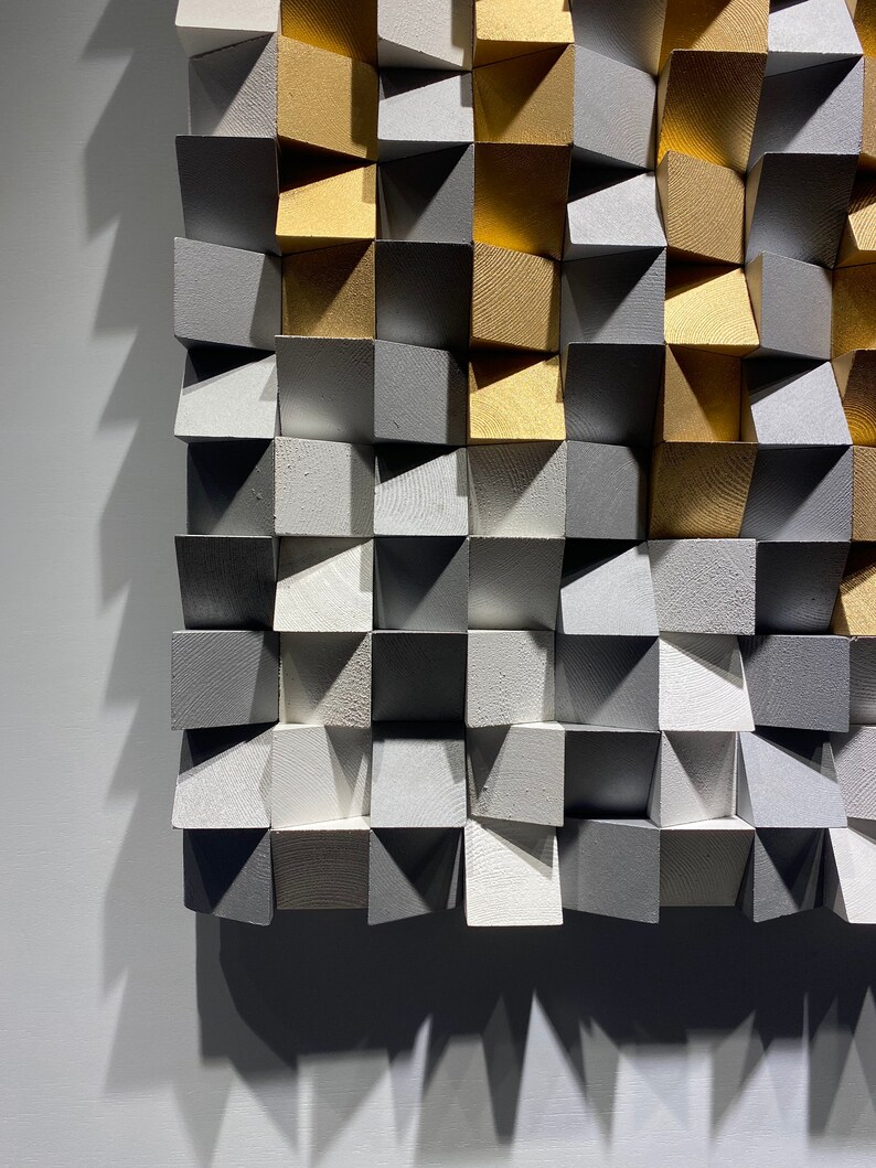 Personalized Wall Art, Modern Gift for the Home, Square Acoustic Panel