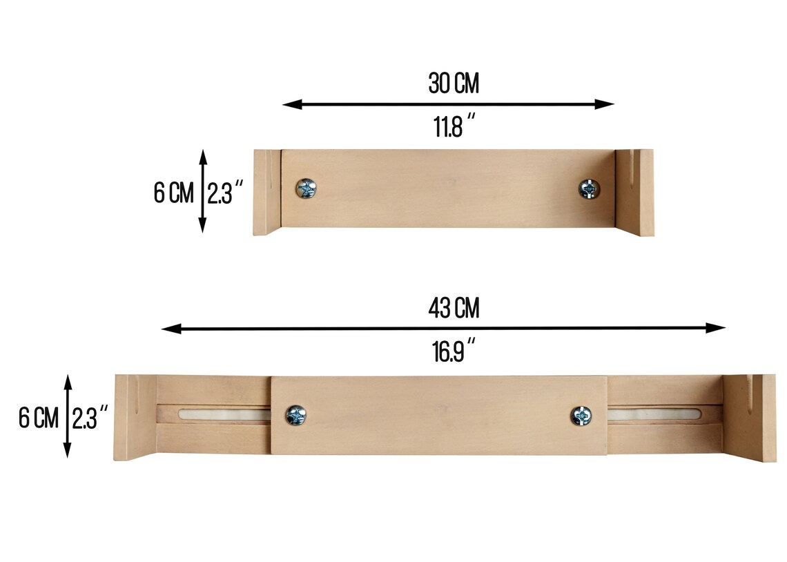Adjustable Wooden Aluminum Foil Dispenser Etsy