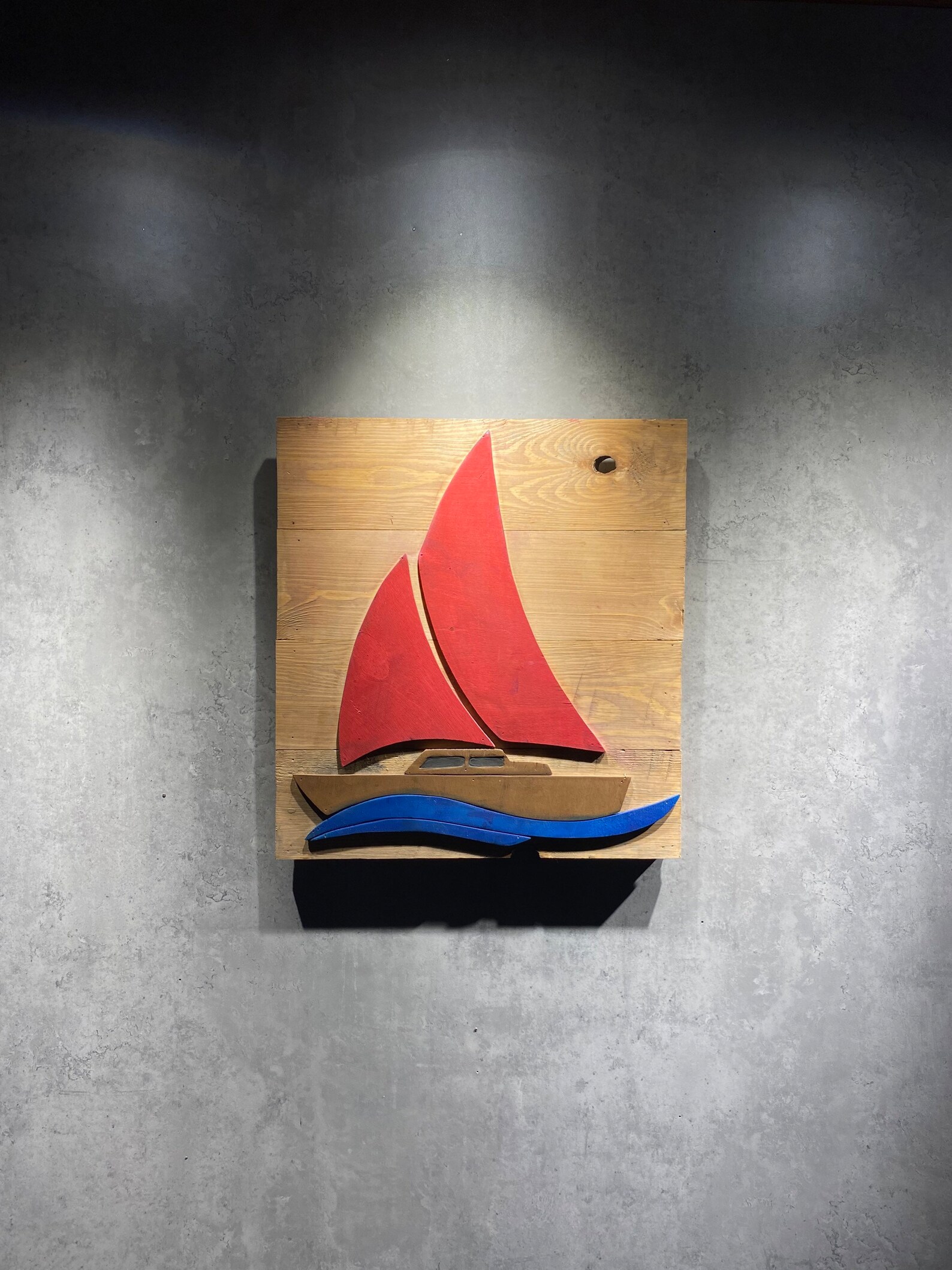 Nautical Wall Decor Wood Boat Art for Wall 3D Wall Sculpture Etsy