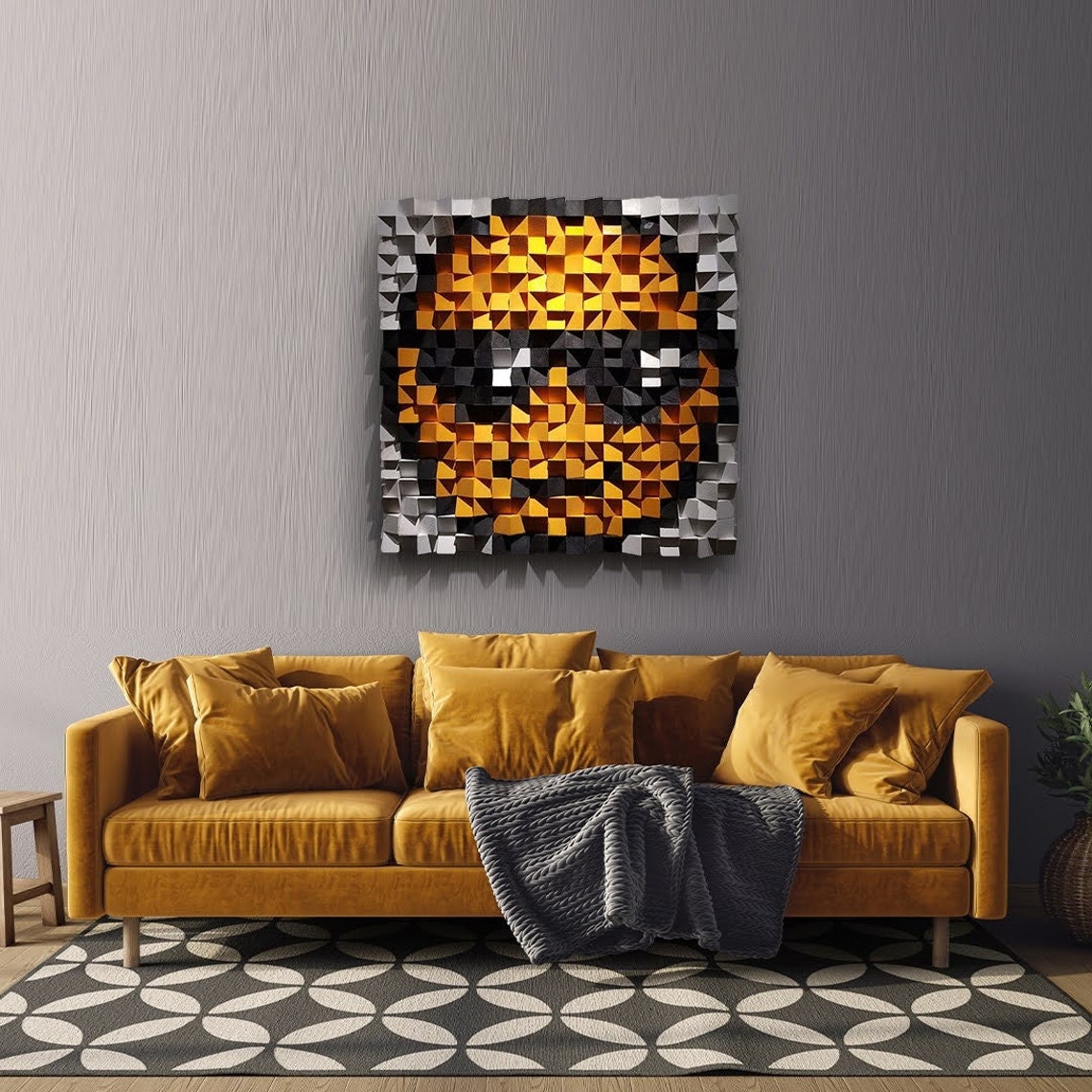 Cool Emoji Wall Art 3D Wood Wall Art Funny Gift for the Etsy