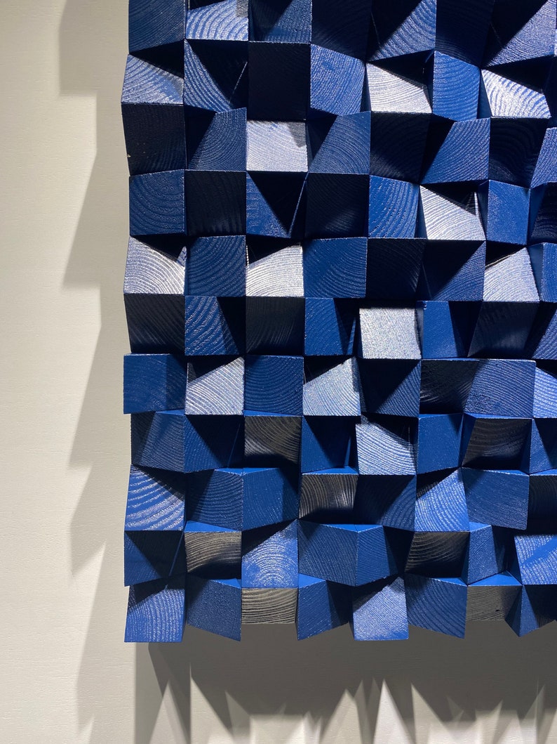 Acoustic Panel 3d Wood Wall Art Wooden Wall Decor Sound Etsy