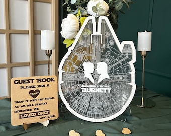 Transparent wedding guestbook alternative,Clear wedding guest book,Sign in guestbook,Acrylic wedding guestbook