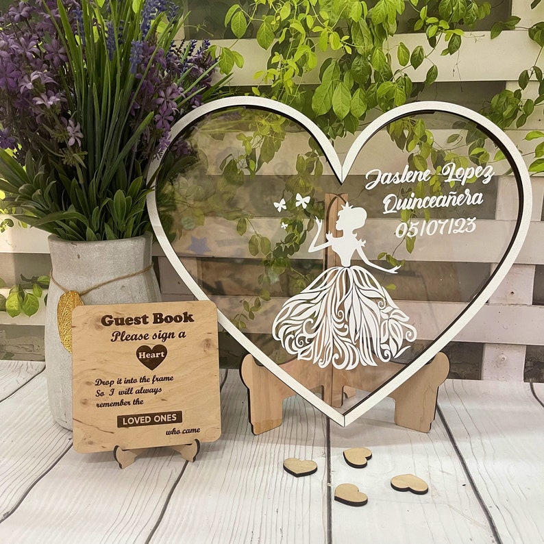 Quinceanera Guest Book Alternative Mis Quince Anos Birthday Etsy