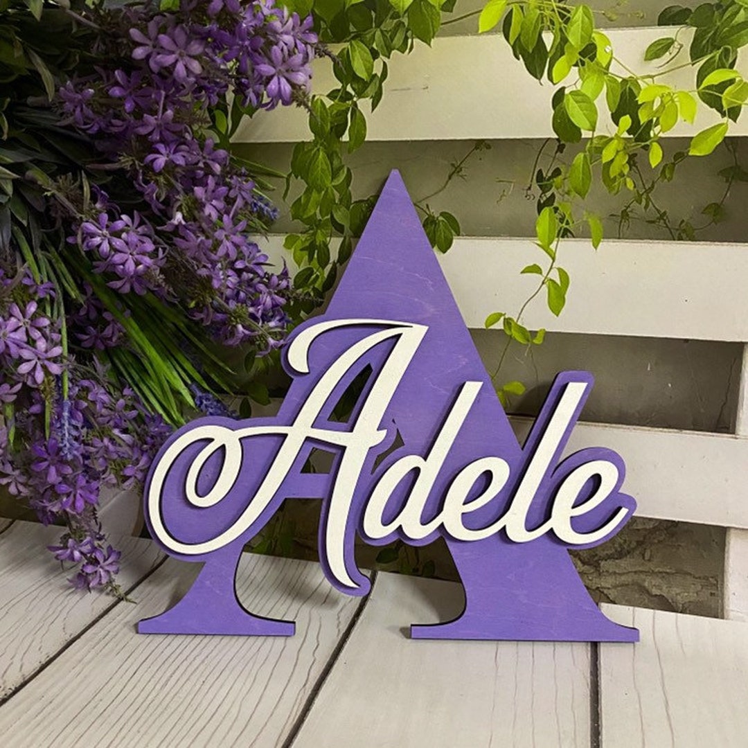 Personalized Boy Name Sign,nursery Wood Name Sign,nursery Wooden Decor ...