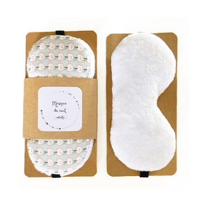 Comfortable and soft adult eye mask, useful for sleeping, traveling, relaxation, yoga, relaxation, meditation handmade