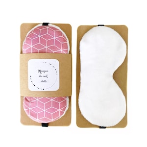 Comfortable and soft adult size eye mask, useful for sleeping, travel, relaxation, yoga, relaxation, meditation, handmade
