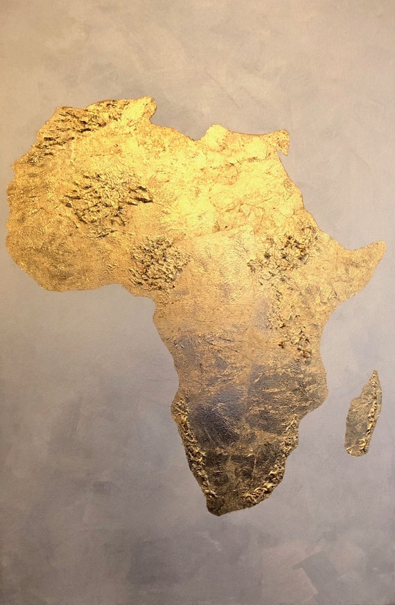 Africa The land Of Gold Canvas Painting