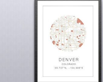 Denver Colorado Map