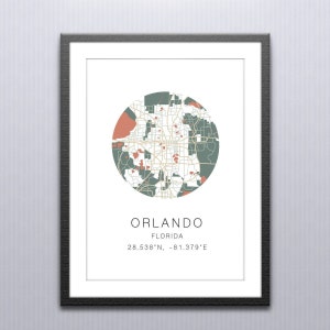 Orlando, De Grafische Kaart van Florida
