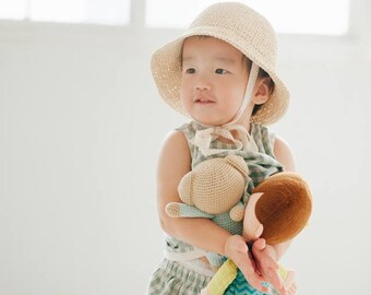 newborn straw hat