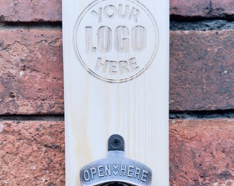Custom bottle opener bar or man cave