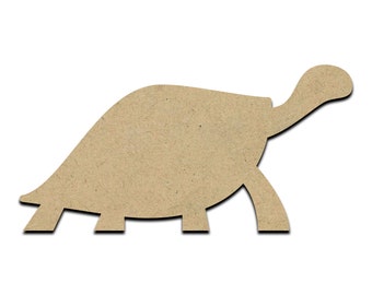 Turtle Wood Cut Shape, Unfinished Wooden Laser Cut Shape, Blank Wood Shapes for Crafting, Embellishments