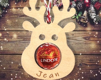 Reindeer decoration - Personalised decoration - tree decor