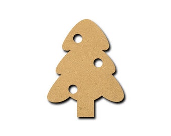 Tree Wood Cut Shape, Unfinished Wooden Laser Cut Shape, Blank Wood Shapes for Crafting, Embellishments