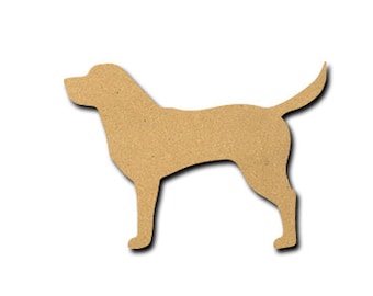 Labrador Standing Wood Cut Shape, Unfinished Wooden Laser Cut Shape, Blank Wood Shapes for Crafting, Embellishments