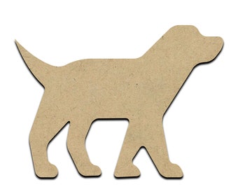 Dog Wood Cut Shape, Unfinished Wooden Laser Cut Shape, Blank Wood Shapes for Crafting, Embellishments