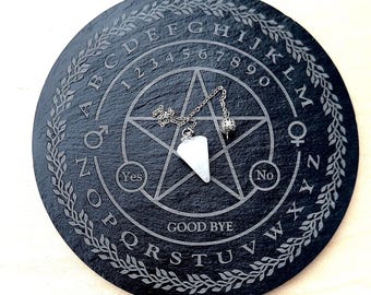 16cm Slate Pendulum Dowsing board