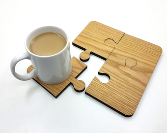 Jigsaw Coasters - Set of 4 - Novelty coasters